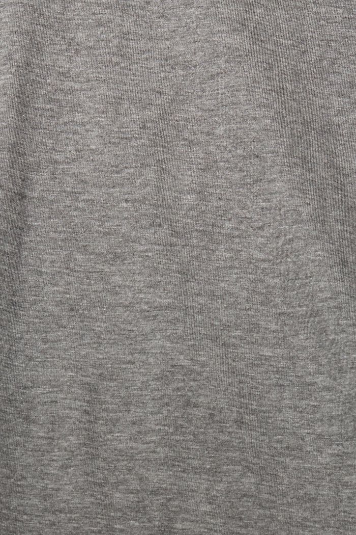 刺繡 T 恤, 灰色, detail image number 1