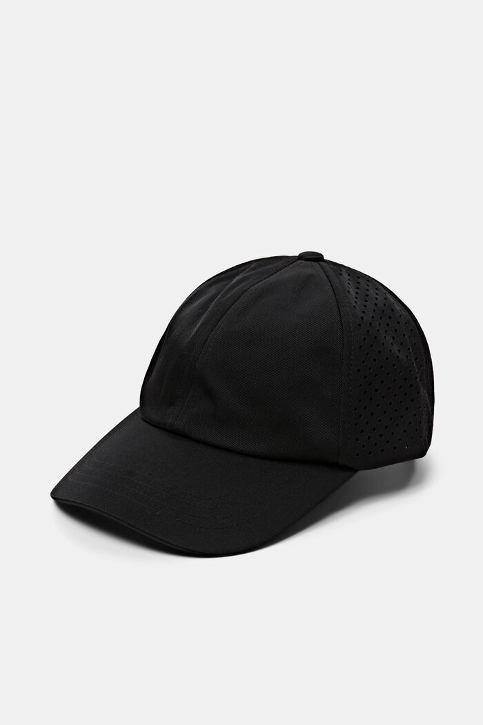 印花棒球帽, 黑色, detail image number 0