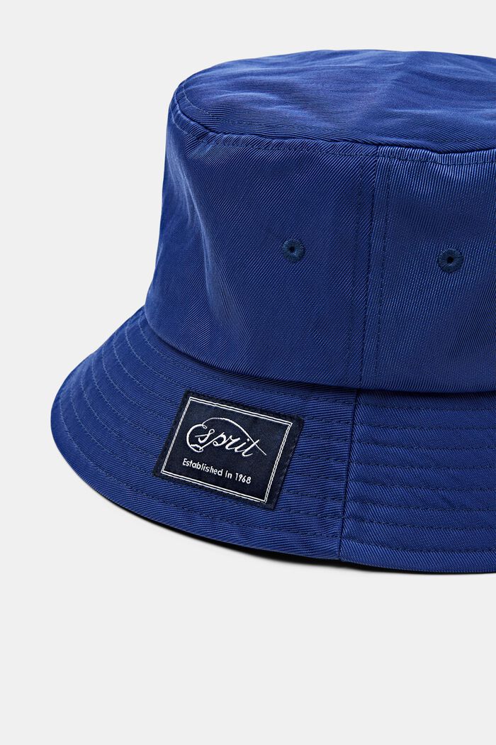 ‌LOGO標誌斜紋布漁夫帽, 藍色, detail image number 1