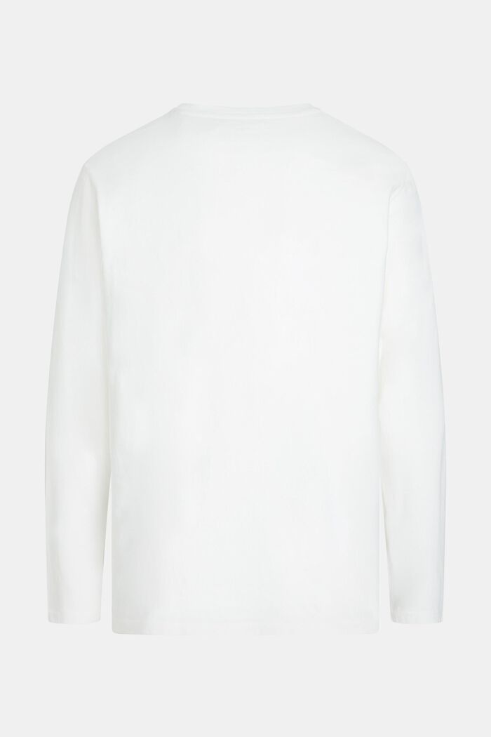 標準版型素色T恤, 白色, detail image number 5