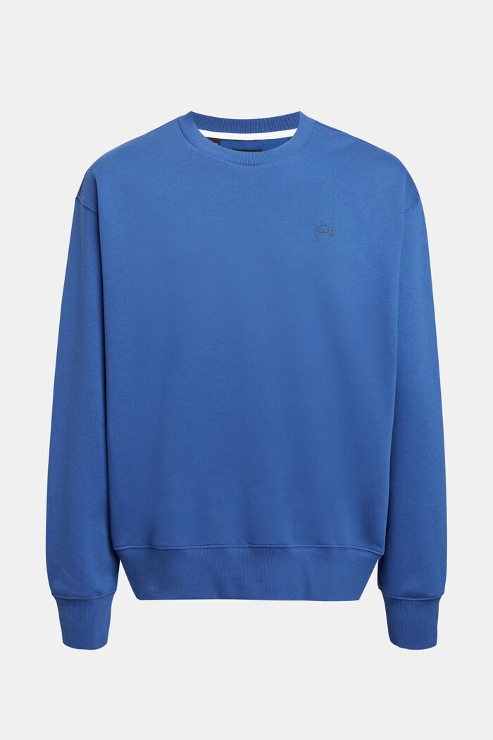 Color Dolphin Sweatshirt, BRIGHT BLUE, detail image number 4