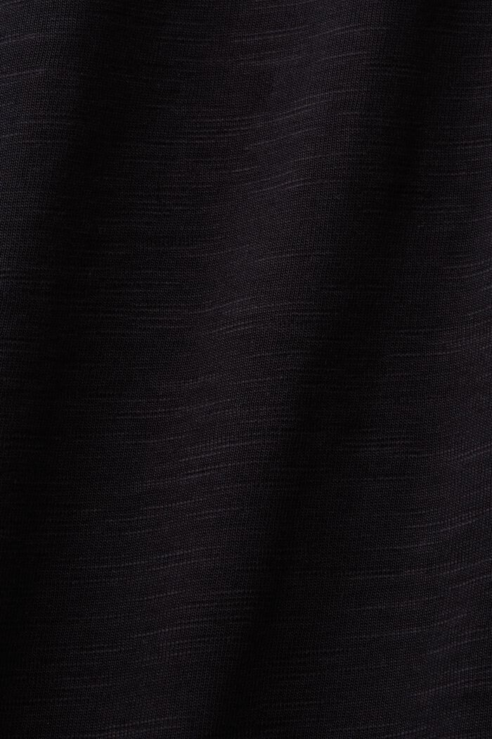 100%純棉平織布裙褲, 黑色, detail image number 5
