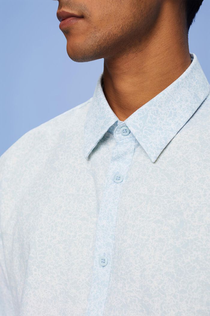 純棉印花恤衫, 淺藍色, detail image number 2