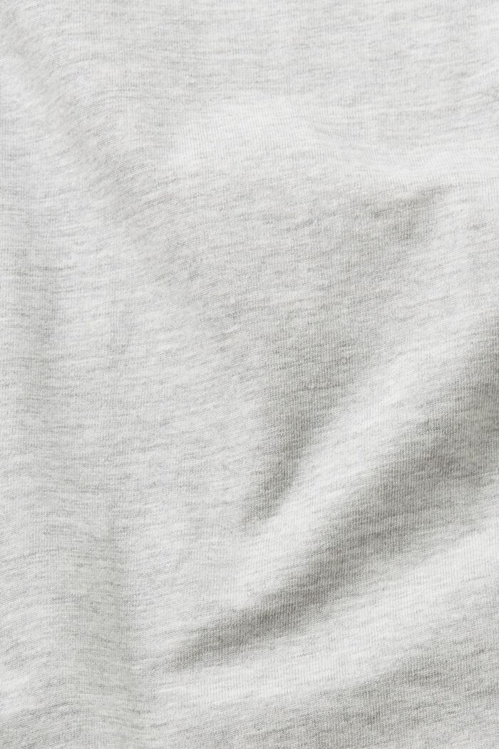 LENZING™ ECOVERO™棉質混紡T恤, 淺灰色, detail image number 6