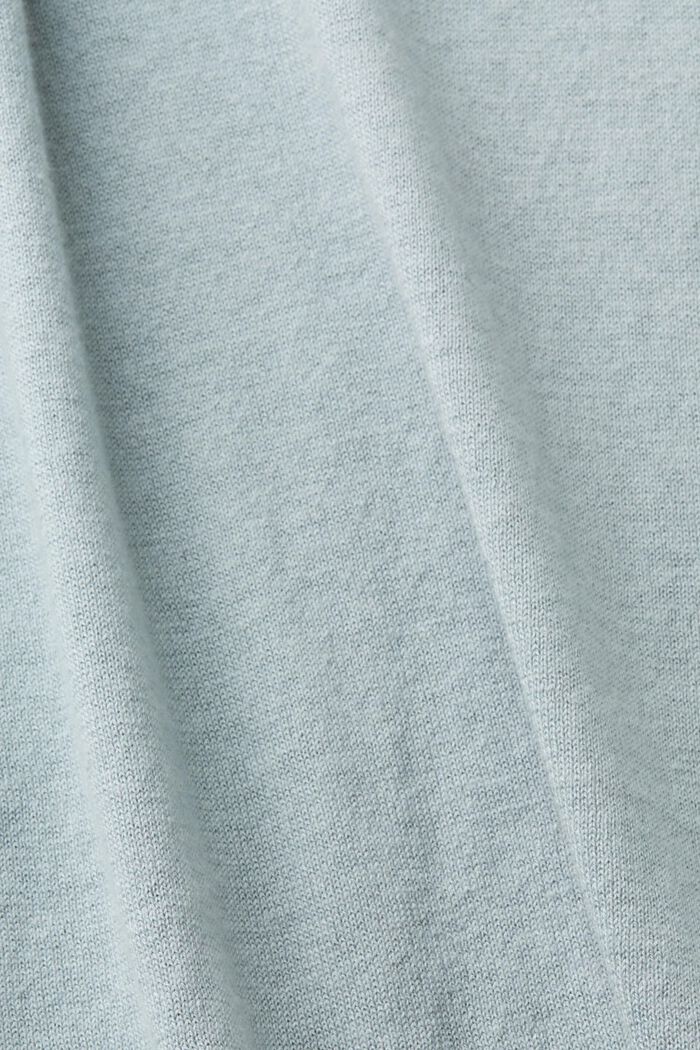 精織套頭毛衣, 灰藍色, detail image number 5
