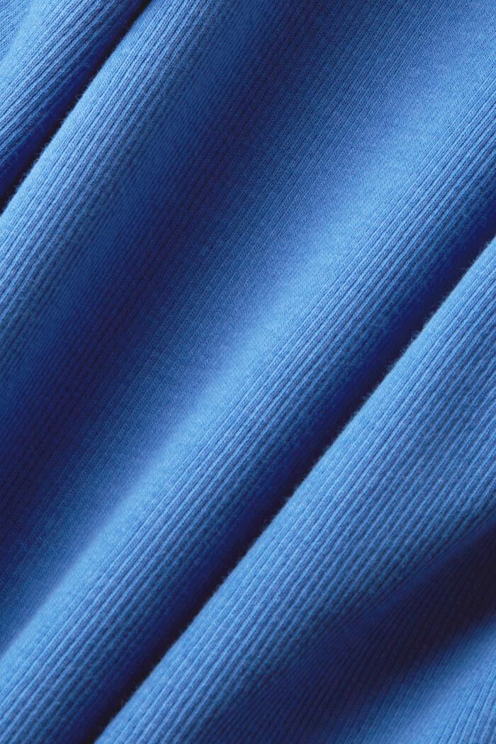 羅紋平織布連身裙, 灰藍色, detail image number 6