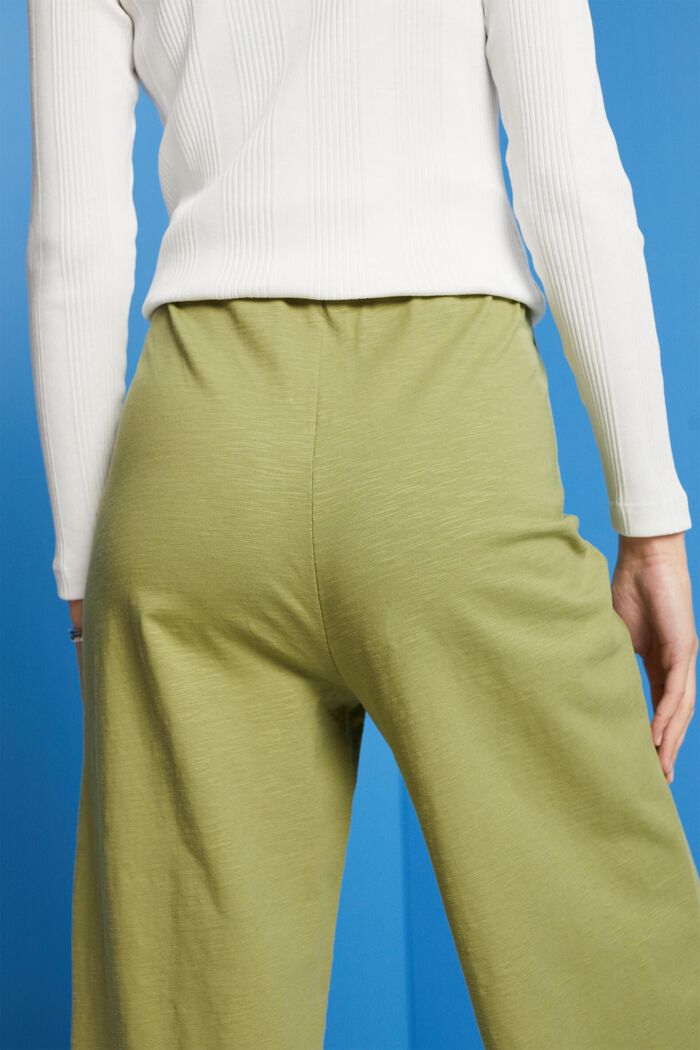 100%純棉平織布裙褲, 綠色, detail image number 4