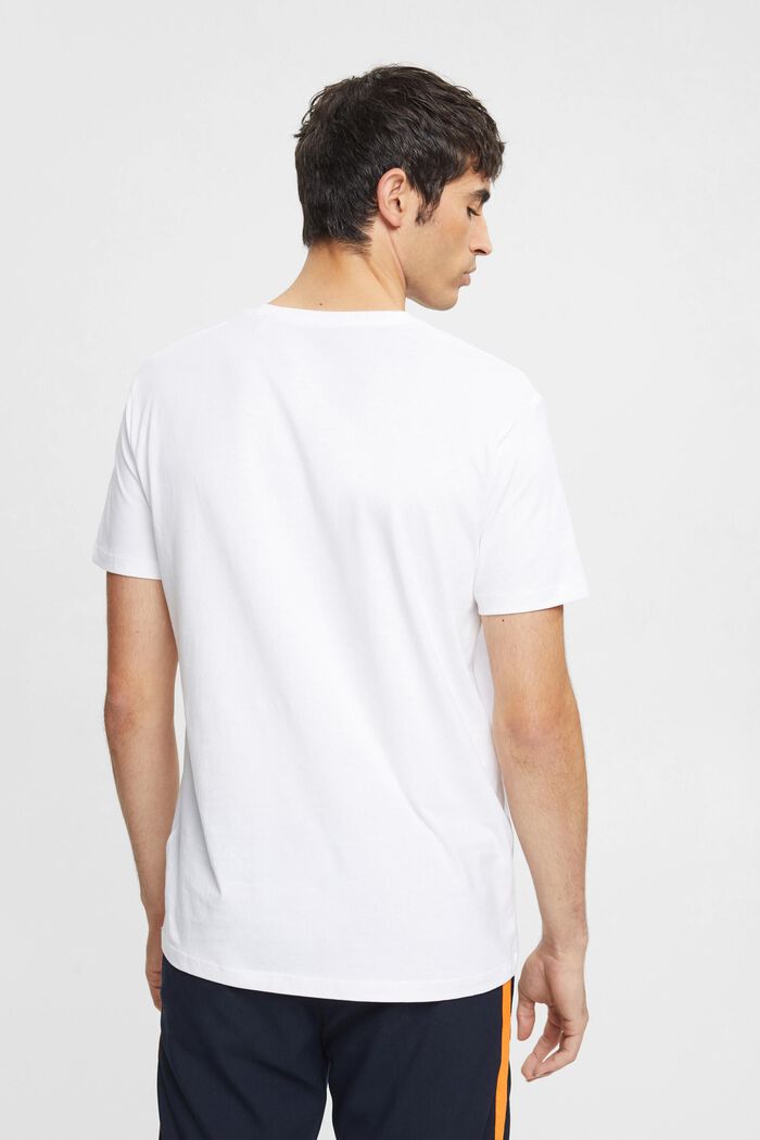 兩件裝圓領棉質 T 恤, 白色, detail image number 1