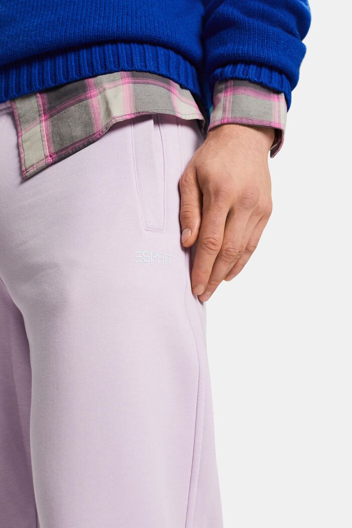 ‌棉質搖粒絨LOGO標誌運動褲, 淡紫色, detail image number 3