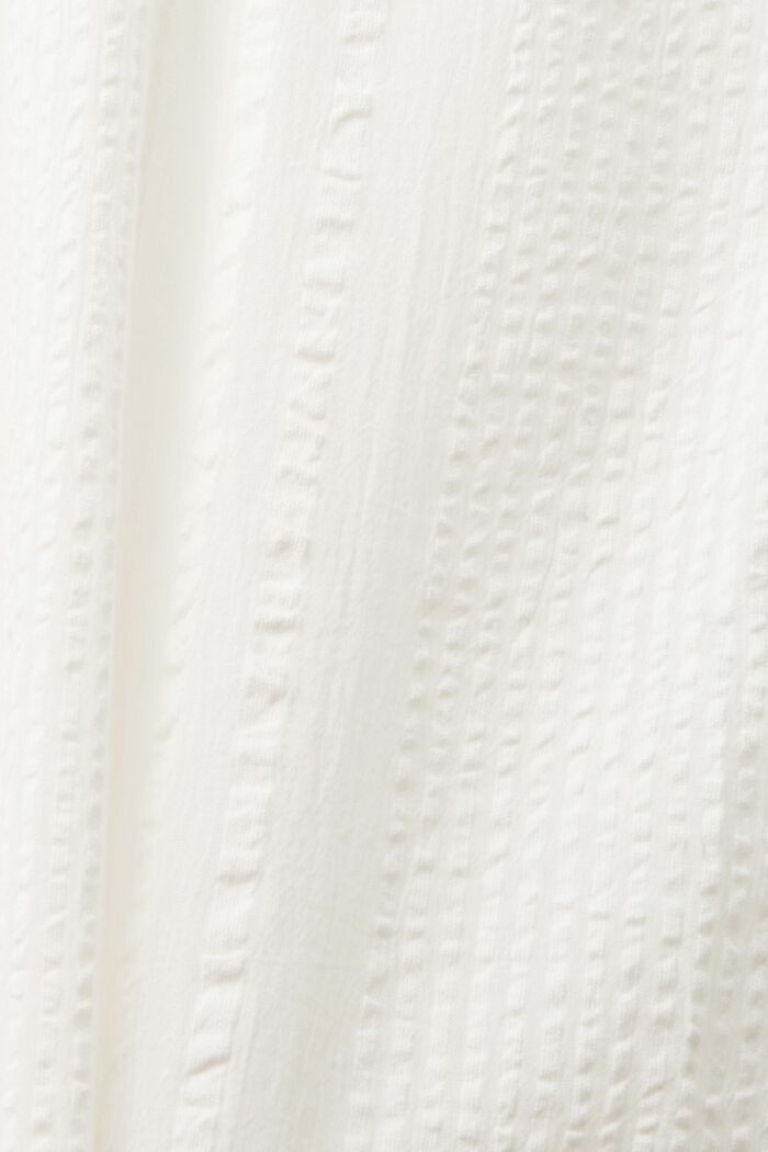 純棉女裝恤衫, 白色, detail image number 5