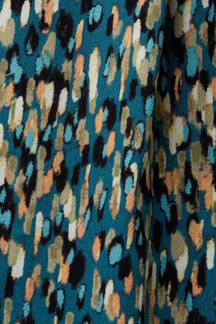 LENZING™ ECOVERO™印花迷你半身裙, 藍綠色, detail image number 4