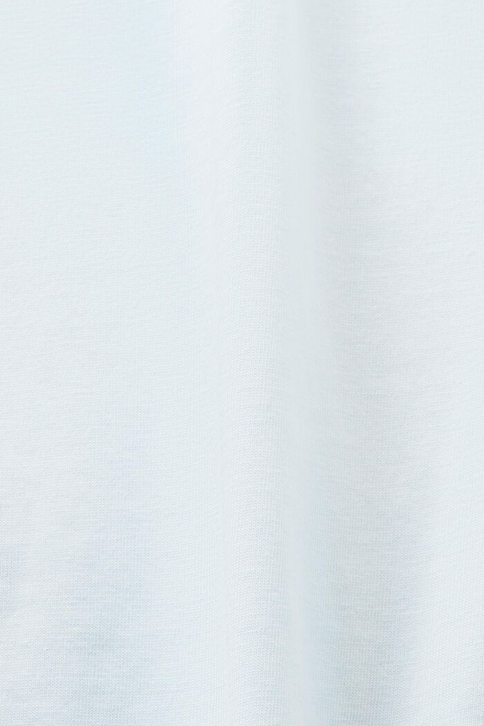 LOGO標誌印花棉質T恤, 淺藍色, detail image number 5