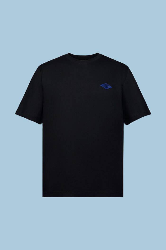 ‌LOGO標誌短袖T恤, 黑色, detail image number 6