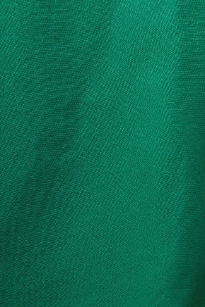 純棉工裝風恤衫, 深綠色, detail image number 4