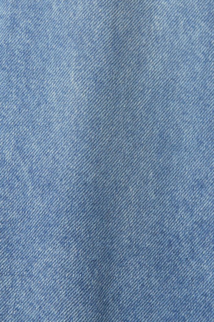 束腰牛仔裙, BLUE LIGHT WASHED, detail image number 6