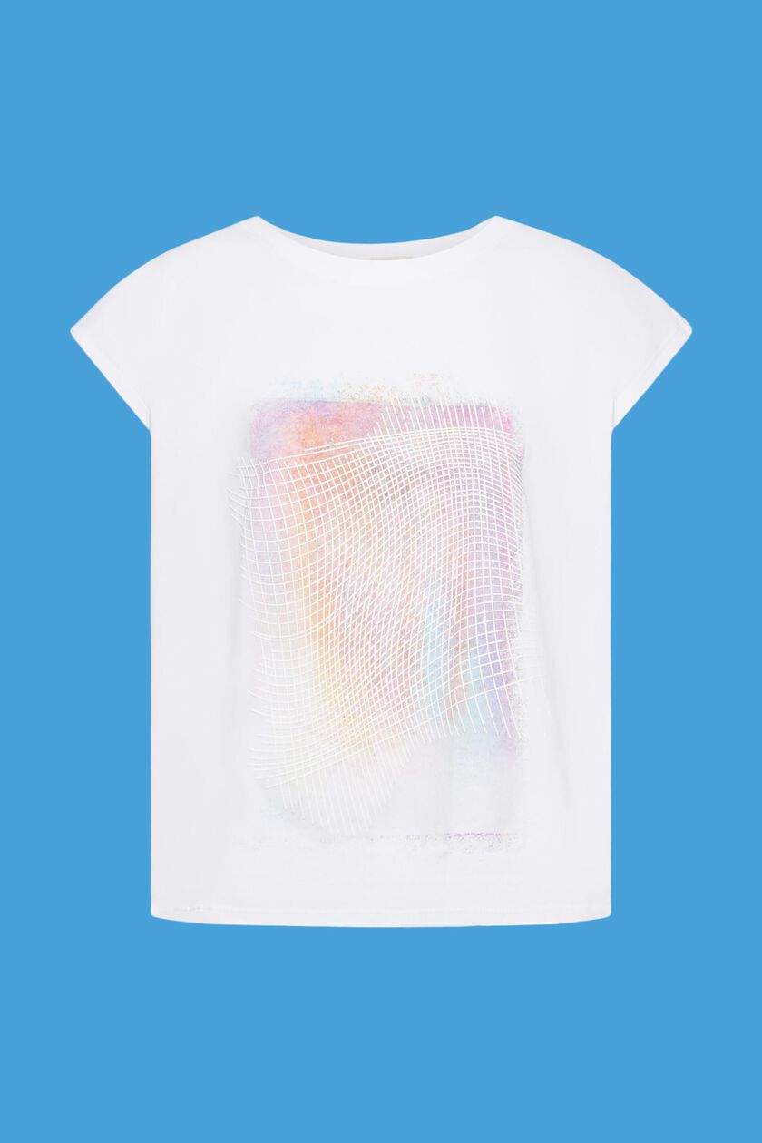 Cotton t-shirt with front print