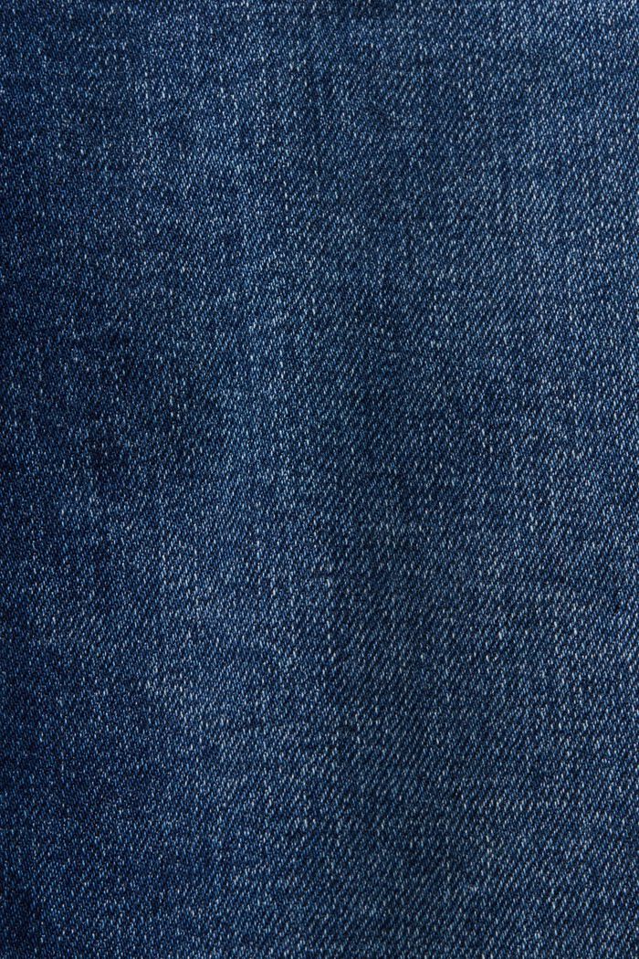 中腰喇叭牛仔褲, BLUE DARK WASHED, detail image number 5