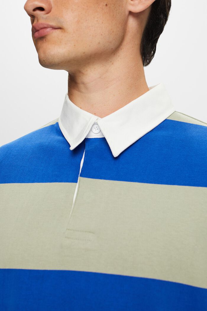 條紋橄欖球衫, 藍色, detail image number 2