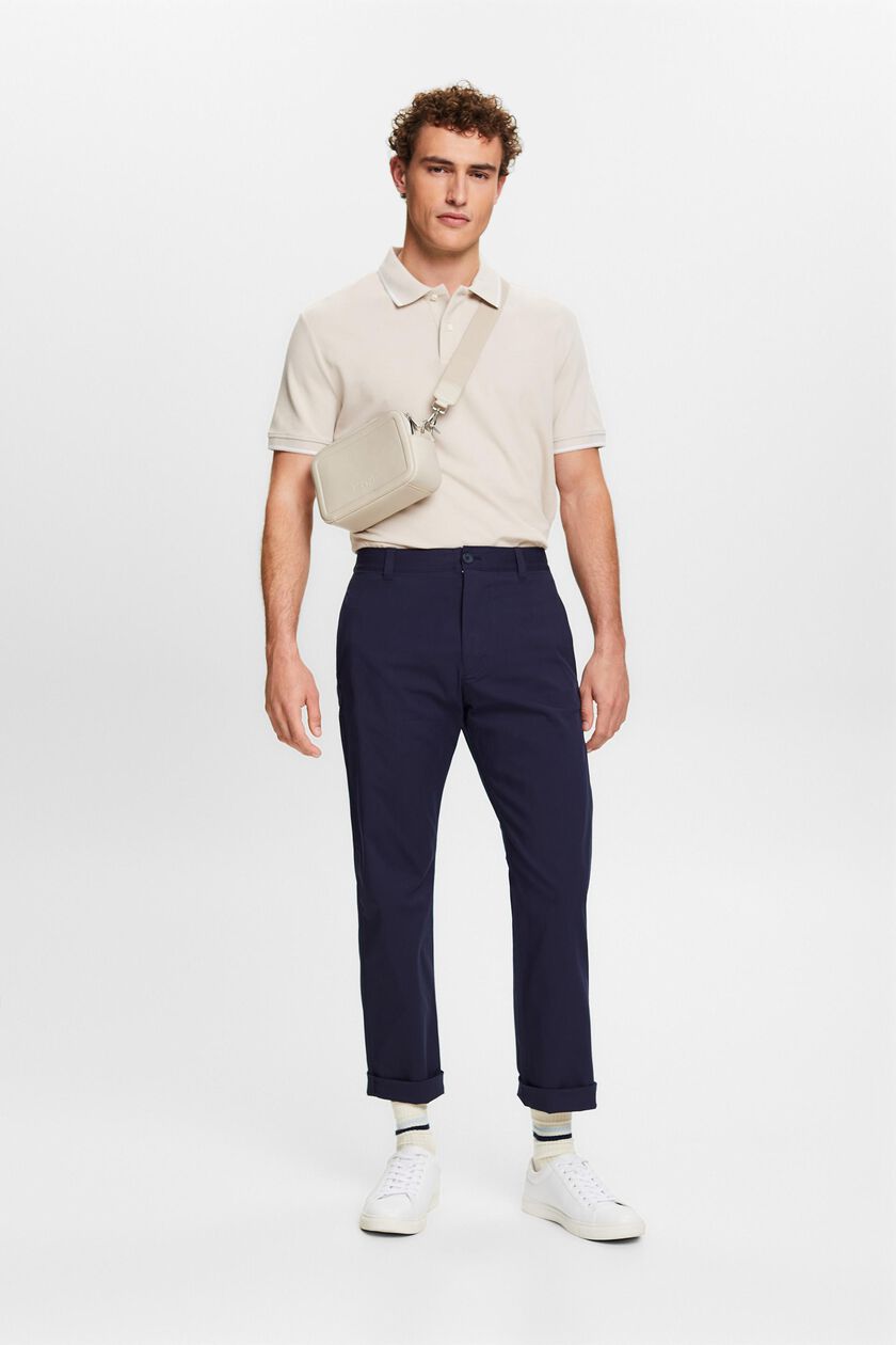 Stretch-Twill Straight Tapered Chino Pants