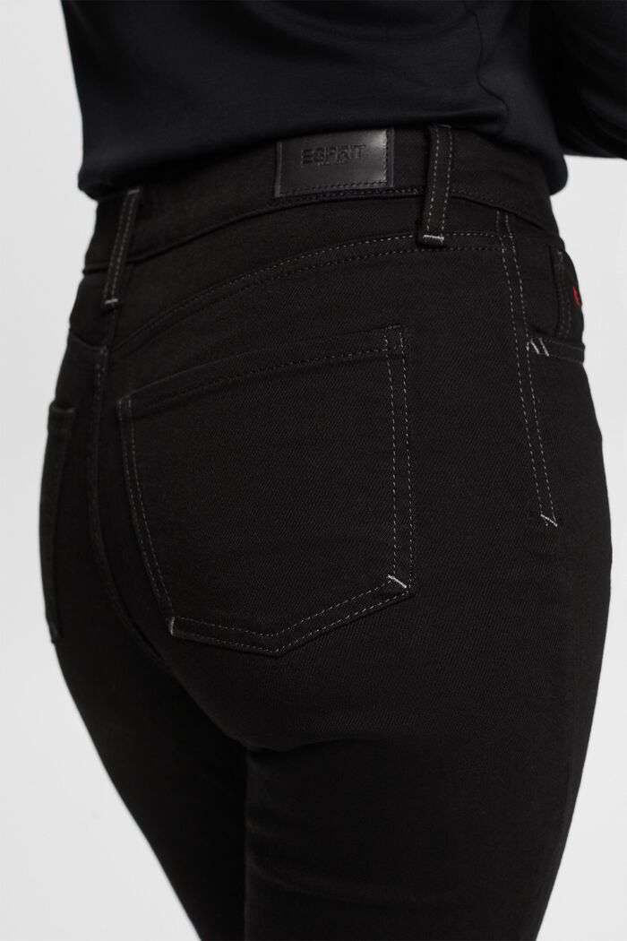 Pants denim, 黑色, detail image number 4