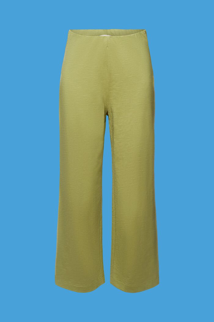 100%純棉平織布裙褲, 綠色, detail image number 6