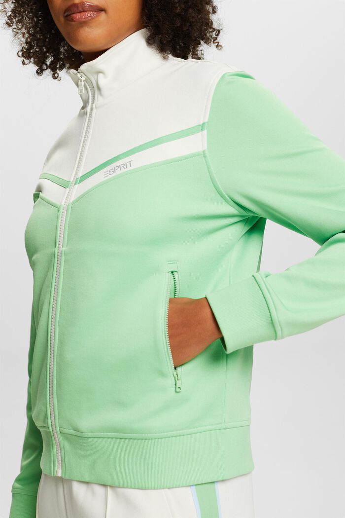 ‌雙色運動夾克, 淺綠色, detail image number 3