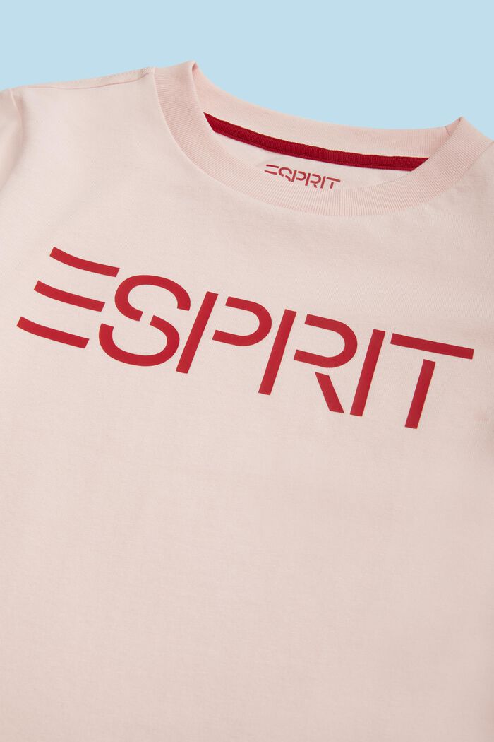 LOGO標誌T恤, 淺粉紅色, detail image number 1