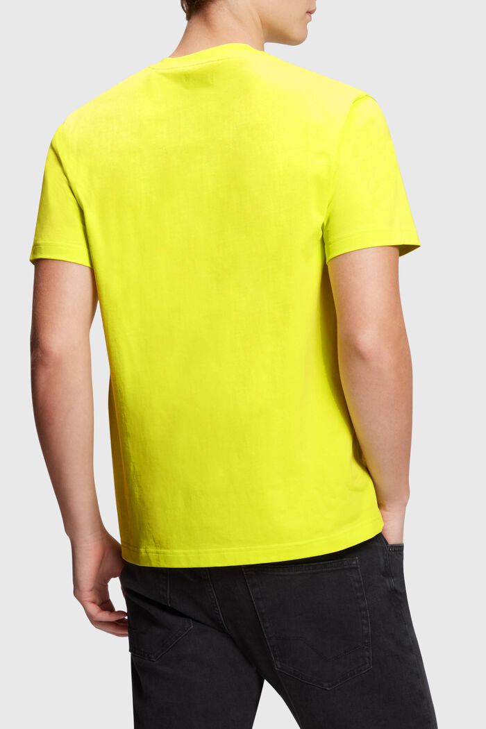 LOGO圖案T恤, 鮮黃色, detail image number 1
