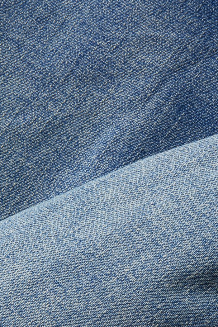 ‌低腰九分喇叭牛仔褲, BLUE MEDIUM WASHED, detail image number 5