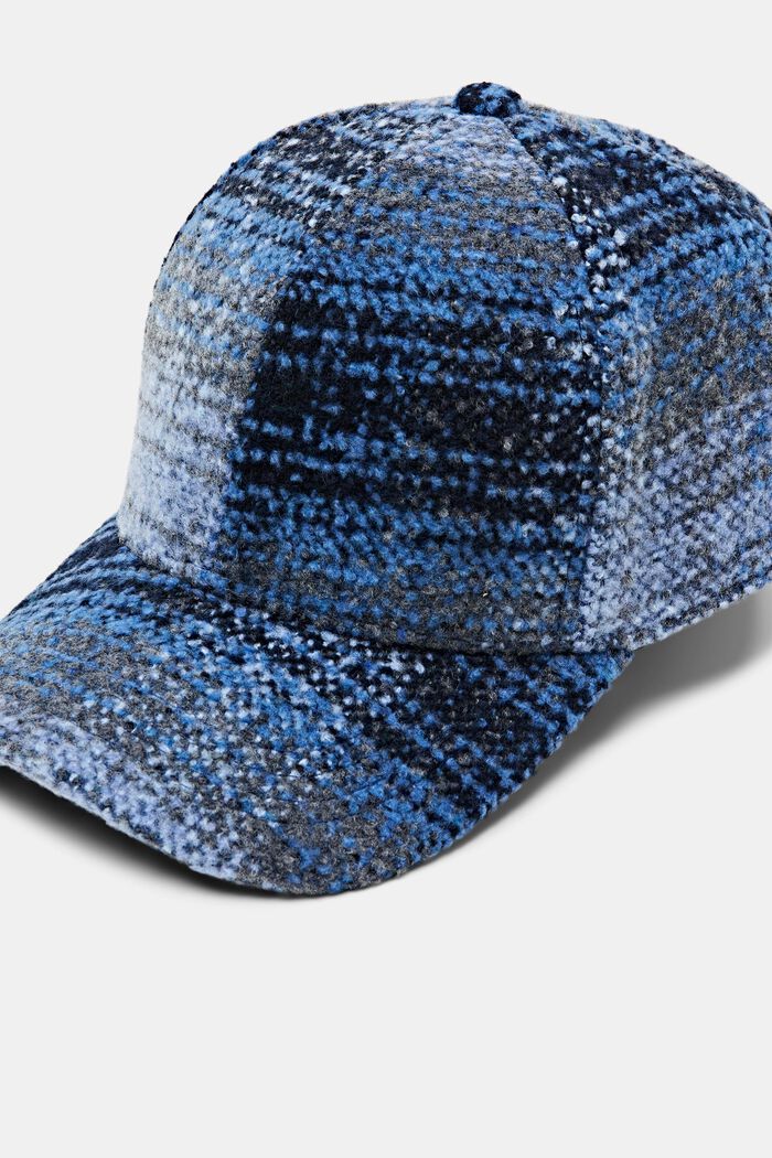 ‌格紋棒球帽, 藍色, detail image number 1