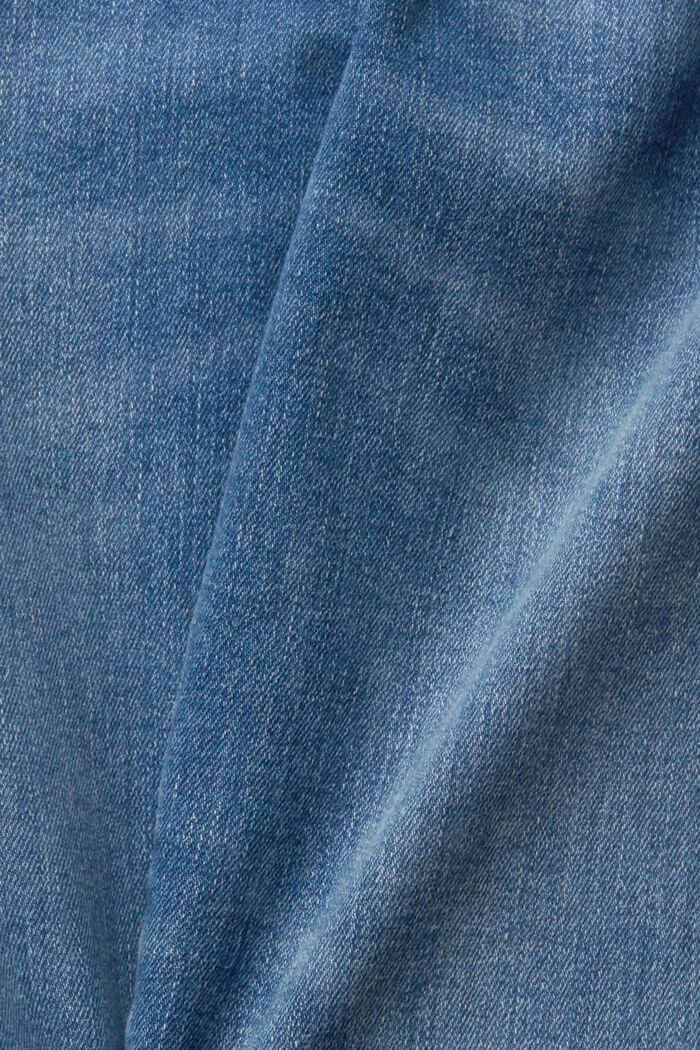 彈性牛仔褲, BLUE MEDIUM WASHED, detail image number 5