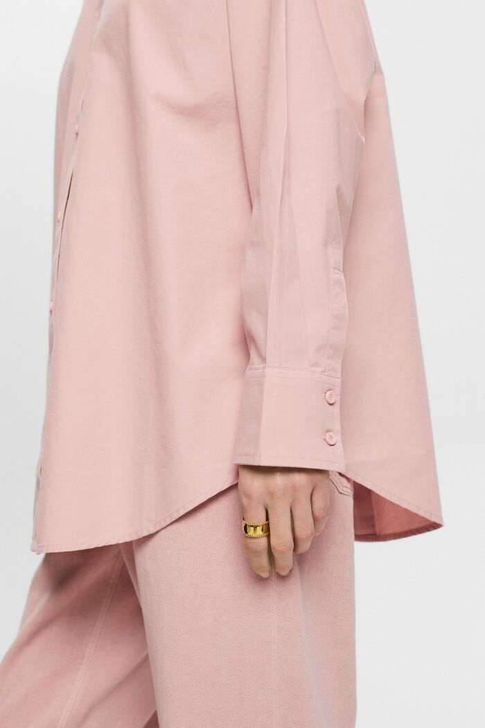 ‌棉質府綢恤衫, 粉紅色, detail image number 2