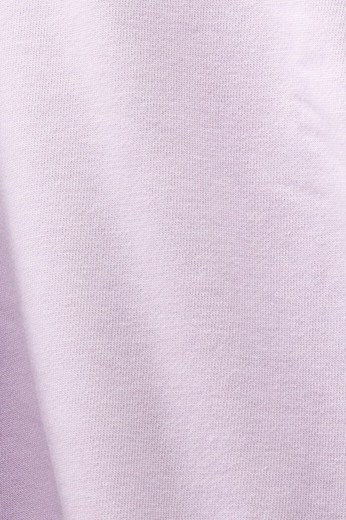 ‌LOGO標誌搖粒絨連帽衛衣, 淡紫色, detail image number 6