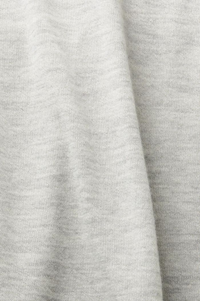 ‌混編雜色羊絨開衫, 淺灰色, detail image number 5