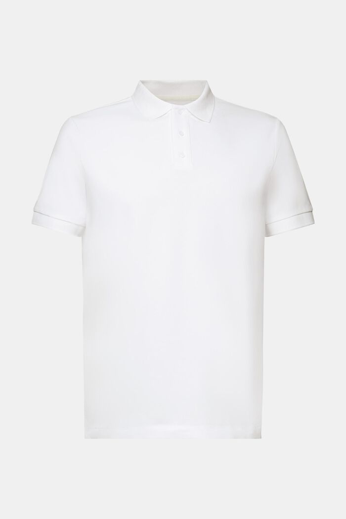 ‌經典珠地POLO衫, 白色, detail image number 5