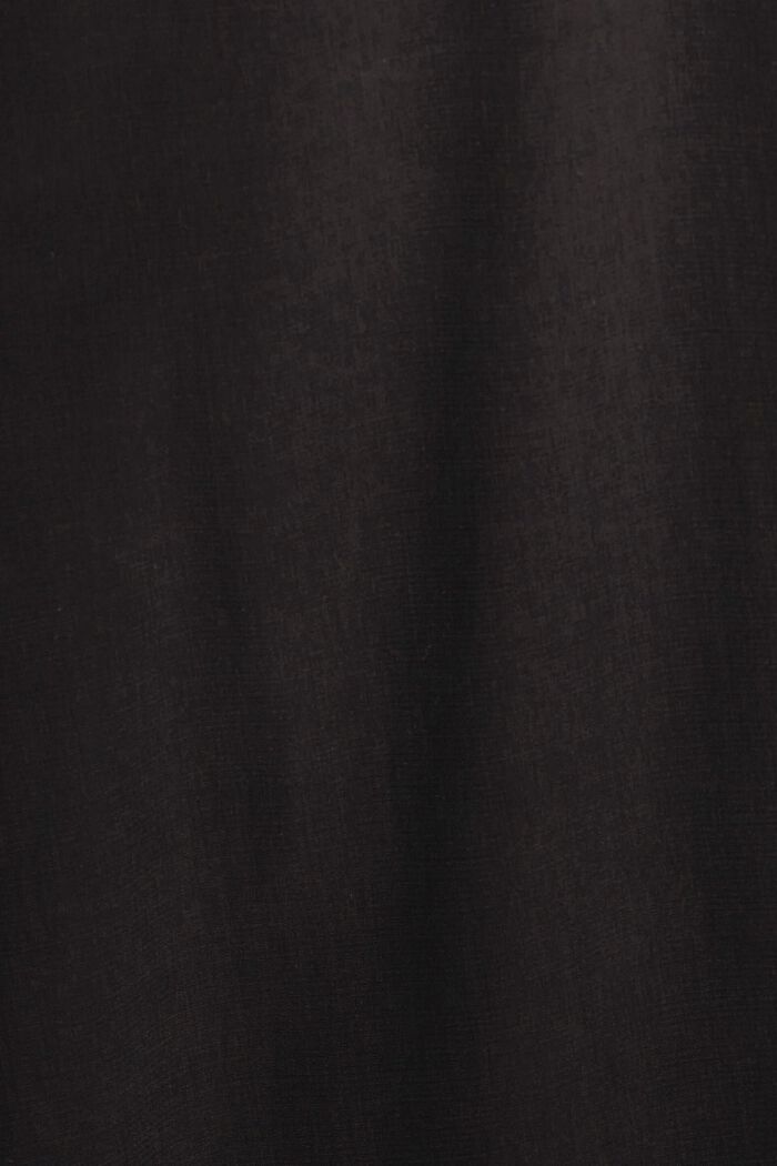立領女衫, 黑色, detail image number 1
