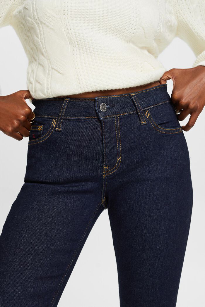 Mid-Rise Slim Jeans, BLUE RINSE, detail image number 2