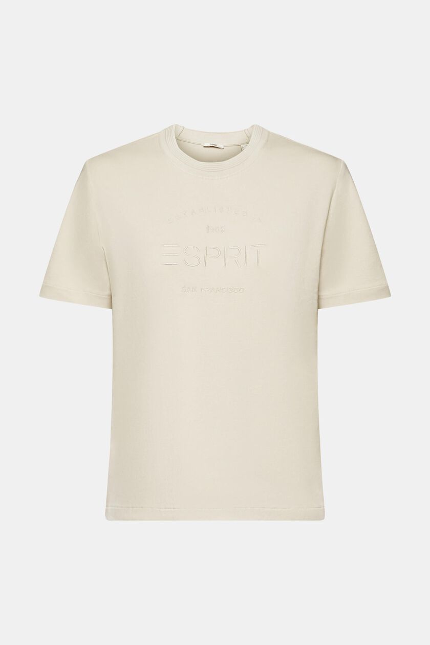 organic cotton t-shirt with embroidered logo