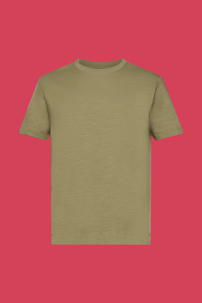 Cotton Jersey T-Shirt, LIGHT KHAKI, detail image number 6