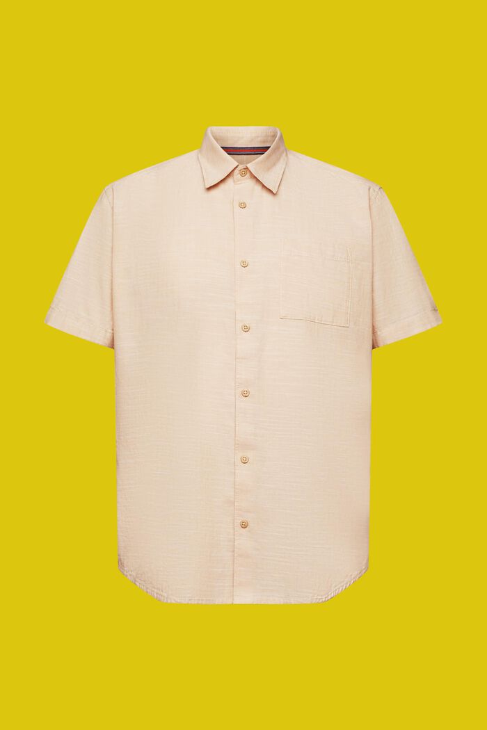 100%純棉短袖恤衫, 米色, detail image number 5