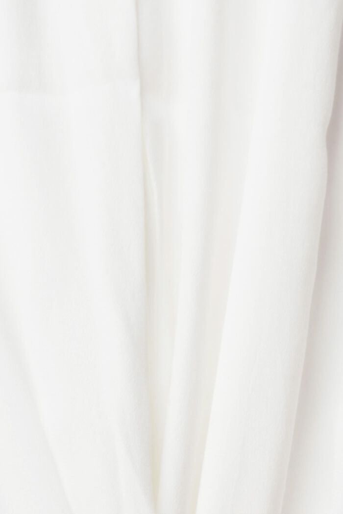 恤衫女裝上衣，LENZING™ ECOVERO™, 白色, detail image number 5