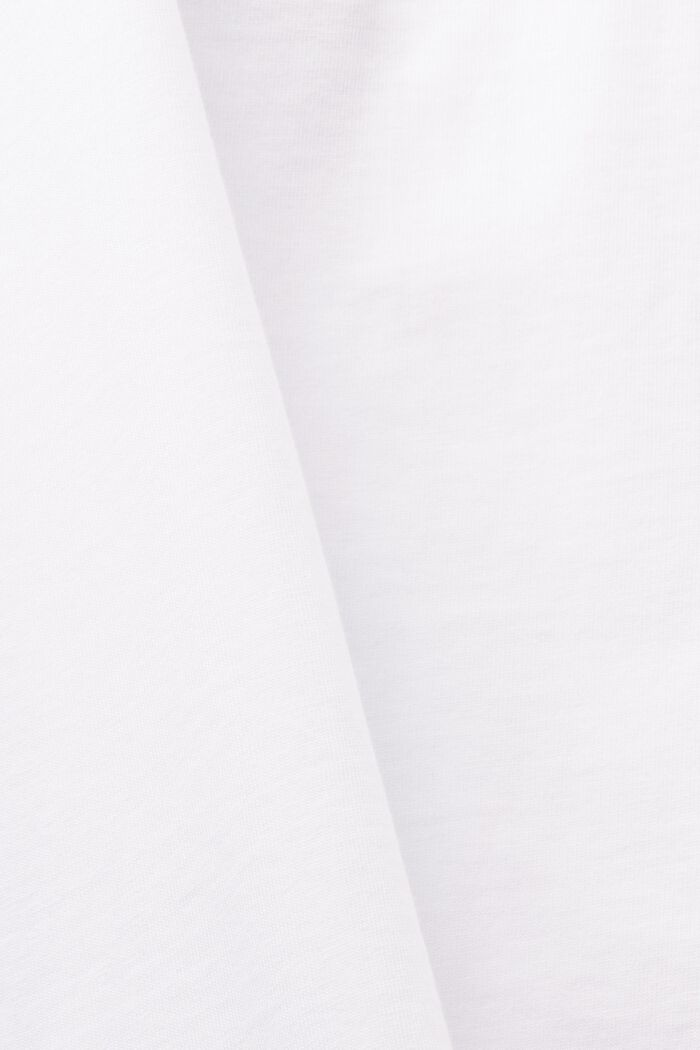 ‌LOGO標誌印花平織布POLO衫, 白色, detail image number 5