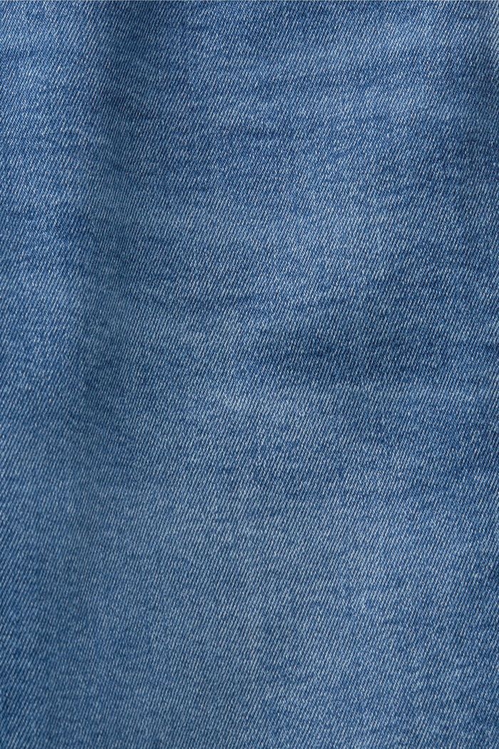 中腰緊身牛仔褲, BLUE MEDIUM WASHED, detail image number 6