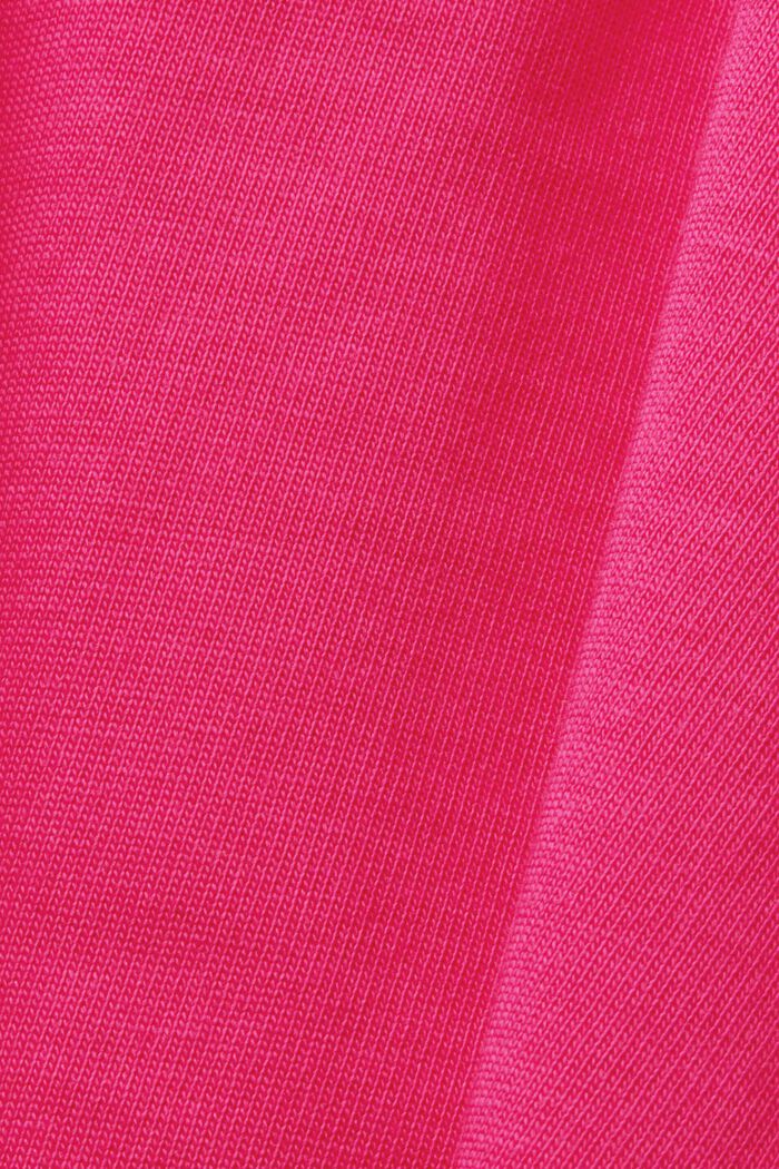 短款圓領T恤, 桃紅色, detail image number 5