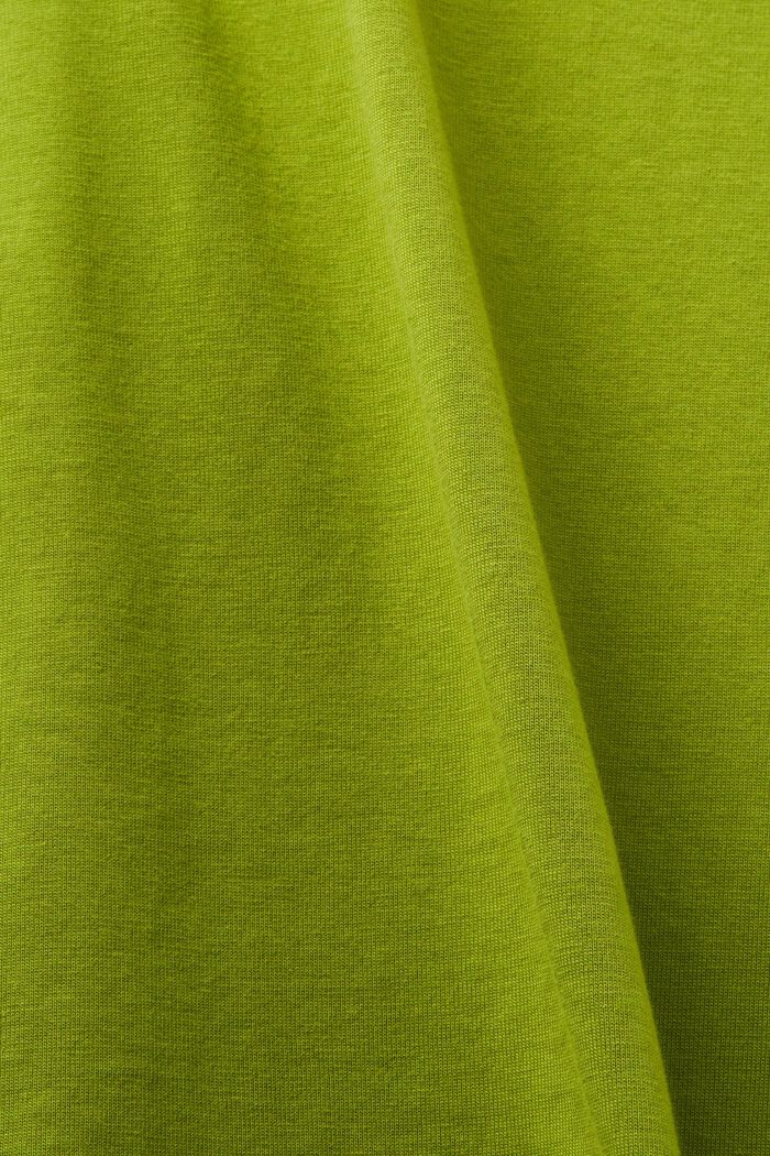 LOGO標誌印花棉質T恤, 綠色, detail image number 5
