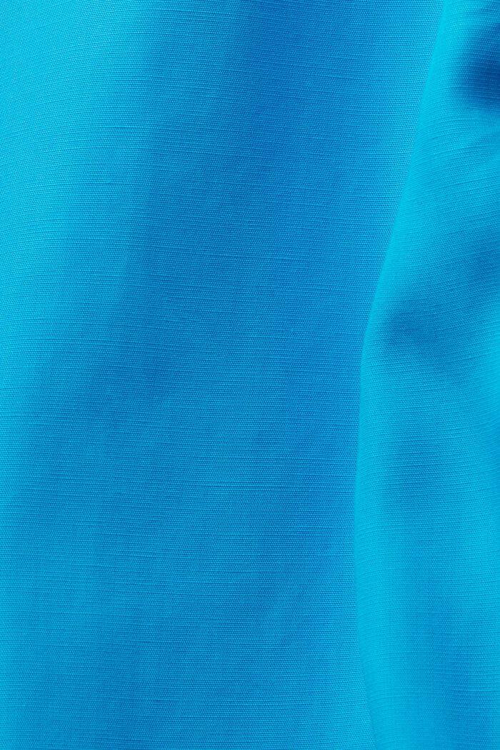 超大廓形女裝恤衫, 藍色, detail image number 5