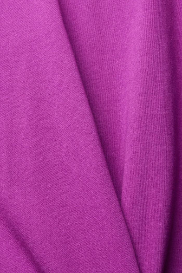 淨色 T 恤, 紫色, detail image number 1