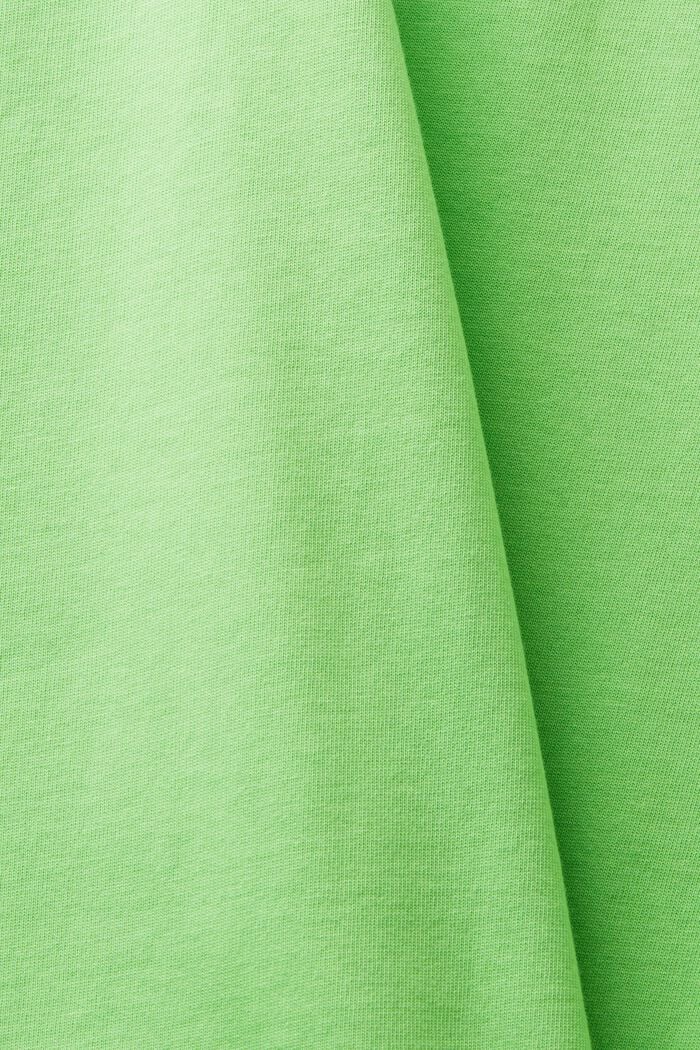 LOGO標誌圓領棉質T恤, CITRUS GREEN 3, detail image number 5