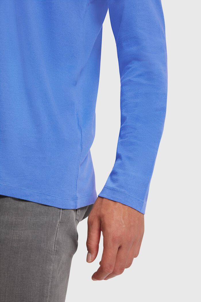 標準版型素色T恤, 藍色, detail image number 3