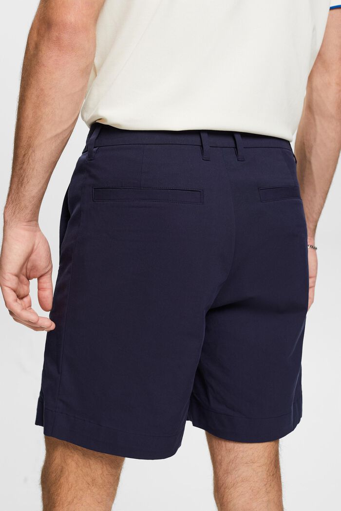 Stretch-Twill Chino Shorts, NAVY, detail image number 3